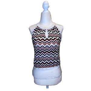 White House Black market women’s top multicolor M